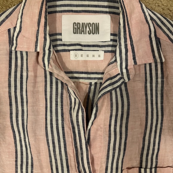 Grayson The Hero linen button-down - Picture 4 of 9